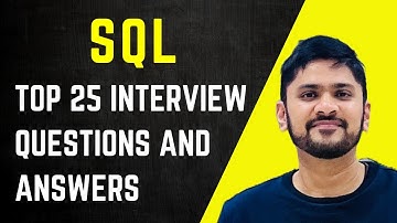 SQL Interview Questions & Answers | Top SQL Interview Questions | FAQ | Amit Thinks
