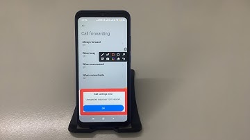 How to Fix Call settings error Unexpected response from network problem solve in POCO C51