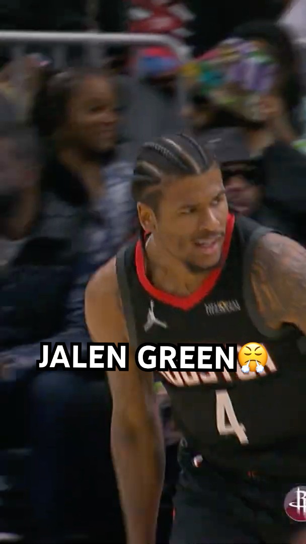 Jalen Green gets up! ?