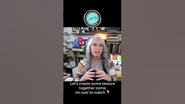 Creating easy mixed media texture #mixedmediatechniques