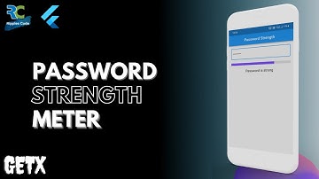 Password Strength Meter in Flutter using GetX (Without Plugin) || Flutter || GetX