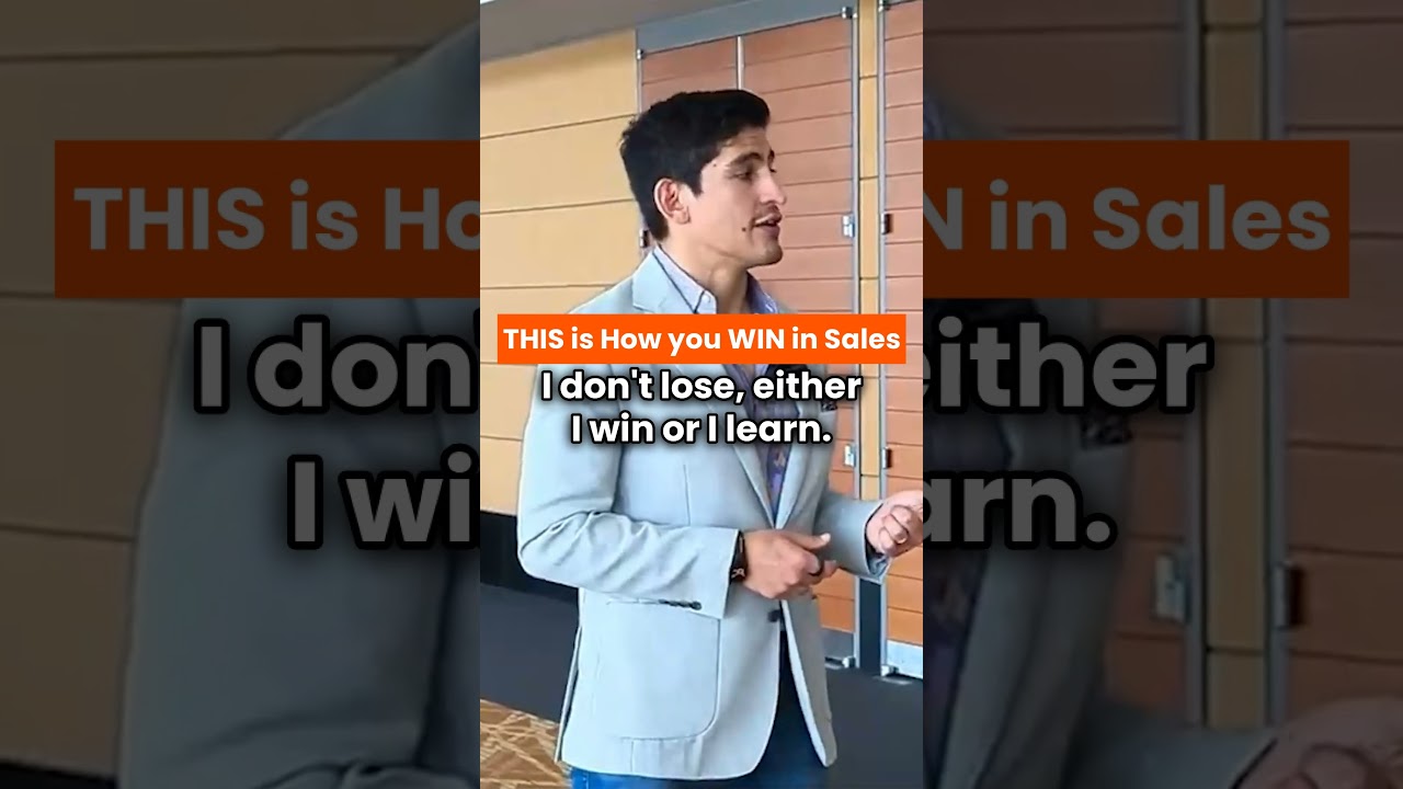 This is how you WIN in SALES. 