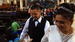Migrants treated to wedding after arriving in Mexican town Migrants treated to wedding after arriving in Mexican town