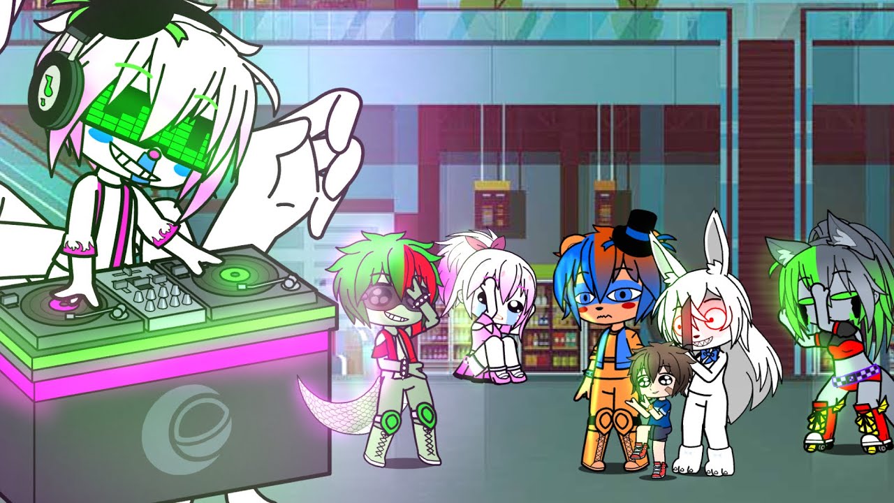 Some security breach animatronics watching funny sb videos gacha club