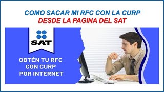 Como Sacar mi RFC con la CURP 2024 by EL DIARIO DE UN CONTADOR 9,533 views 4 months ago 4 minutes, 33 seconds