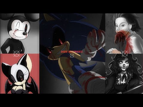 SONIC.EXE x ROUGE.EXE x SUICIDE MOUSE x LAUGHING JILL x THE EXPRESSIONLESS - Dark Dissonance (60FPS)