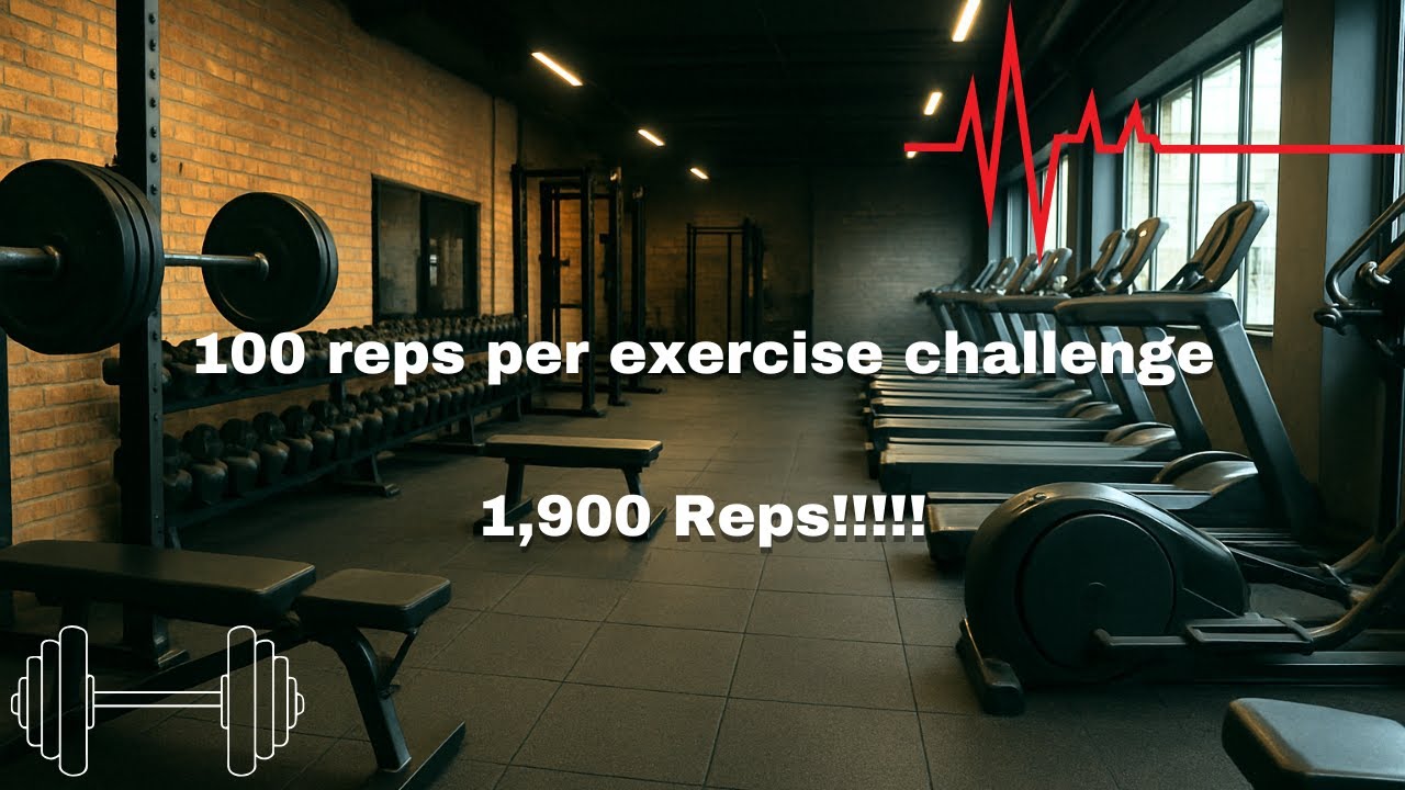 20 Exercises | 100 Reps Each | 1,900 Reps #gym #fitness #bodybuilding # ...