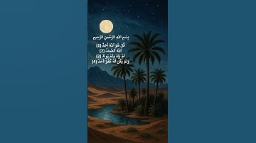 🌼🌼🌼 سورة الإخلاص - مكررة 3 🌼🌼🌼 #تيك_توك #المصحف #اكسبلور #العظماء #دويتو #الرحمن #لايك #حالات_واتس