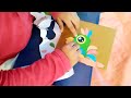 Making parrot from papers  art  craft activities