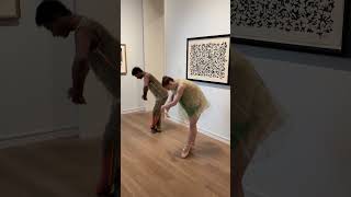 Ballet is even more beautiful in an art gallery