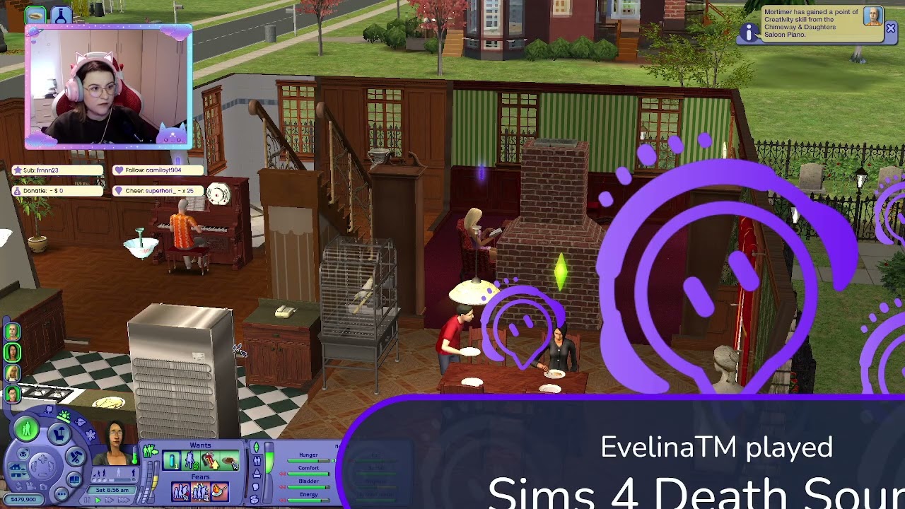 twitch moments | moare mosu' bogat din Sims 2