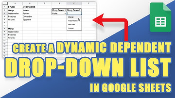 [TUTORIAL] How to Create a DYNAMIC DEPENDENT Drop-Down List in Google Sheets