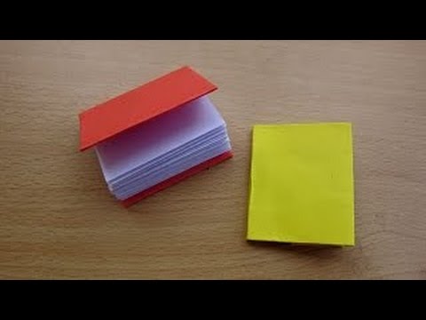 how to make a paper book - YouTube