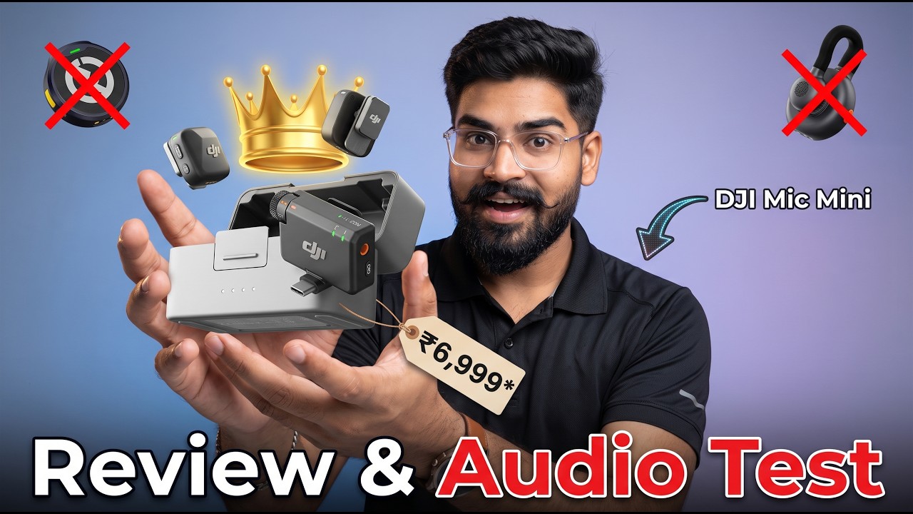 DJI Mic Mini Review 🔥 Noise Cancelling Test ✅ Best Wireless Mic for YouTube 🛒 Amazon Prime Day