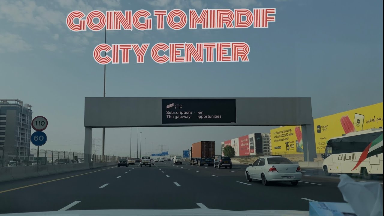 Sharjah To Mirdif City Centre Bus Number