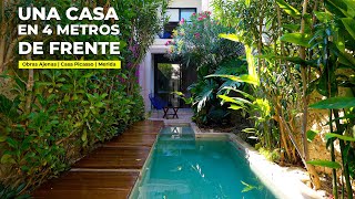 MINI HOUSE 4 METERS IN FRONT | PICASSO HOUSE | Amazing Houses | Workshop | Mérida Yucatán