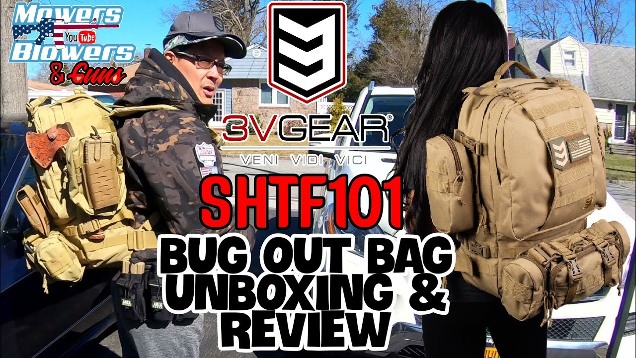 Prepper Back Pack 3VGEAR PARATUS 3 DAY OPERATORS WATERPROOF EDC BACK PACK BUG OUT GO BAG ...