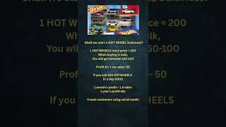 Hot Wheels Reselling Business Startup || Billionaire Business Ideas || Business Strategy #business