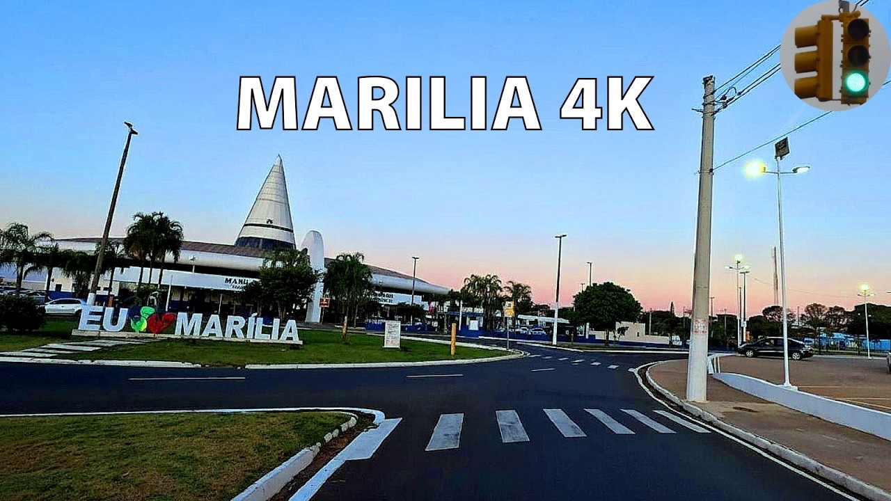 MELHOR CIDADE do INTERIOR PAULISTA MARILIA SP - DIRIGINDO da RODOVIARIA até o CENTRO da CIDADE v2