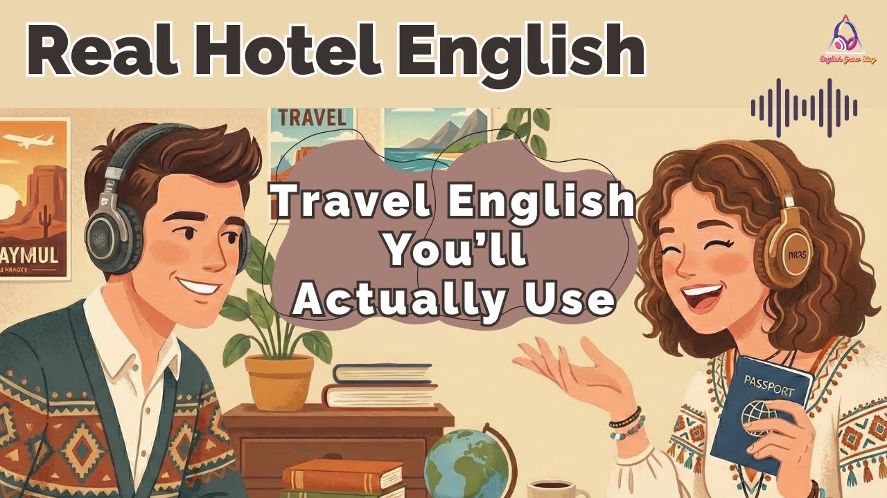 Real Hotel English Conversations｜Travel English You’ll Actually Use｜English Podcast for A1-A2