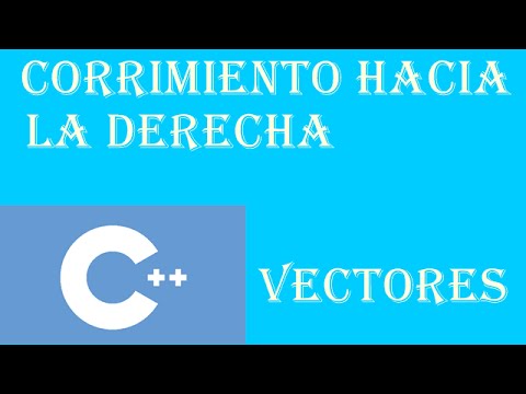 Corrimiento a la derecha de un arreglo C++