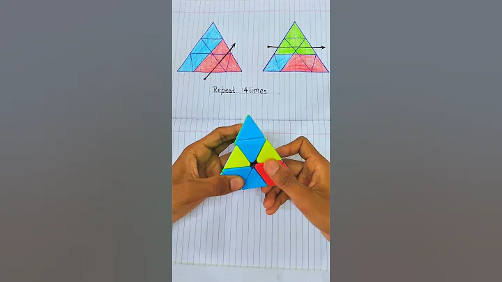 how to solve pyrminx cube #trending #rubikscube #pyraminxchallenge #pyraminxchallenge #shorts