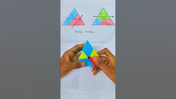 how to solve pyrminx cube #trending #rubikscube #pyraminxchallenge #pyraminxchallenge #shorts