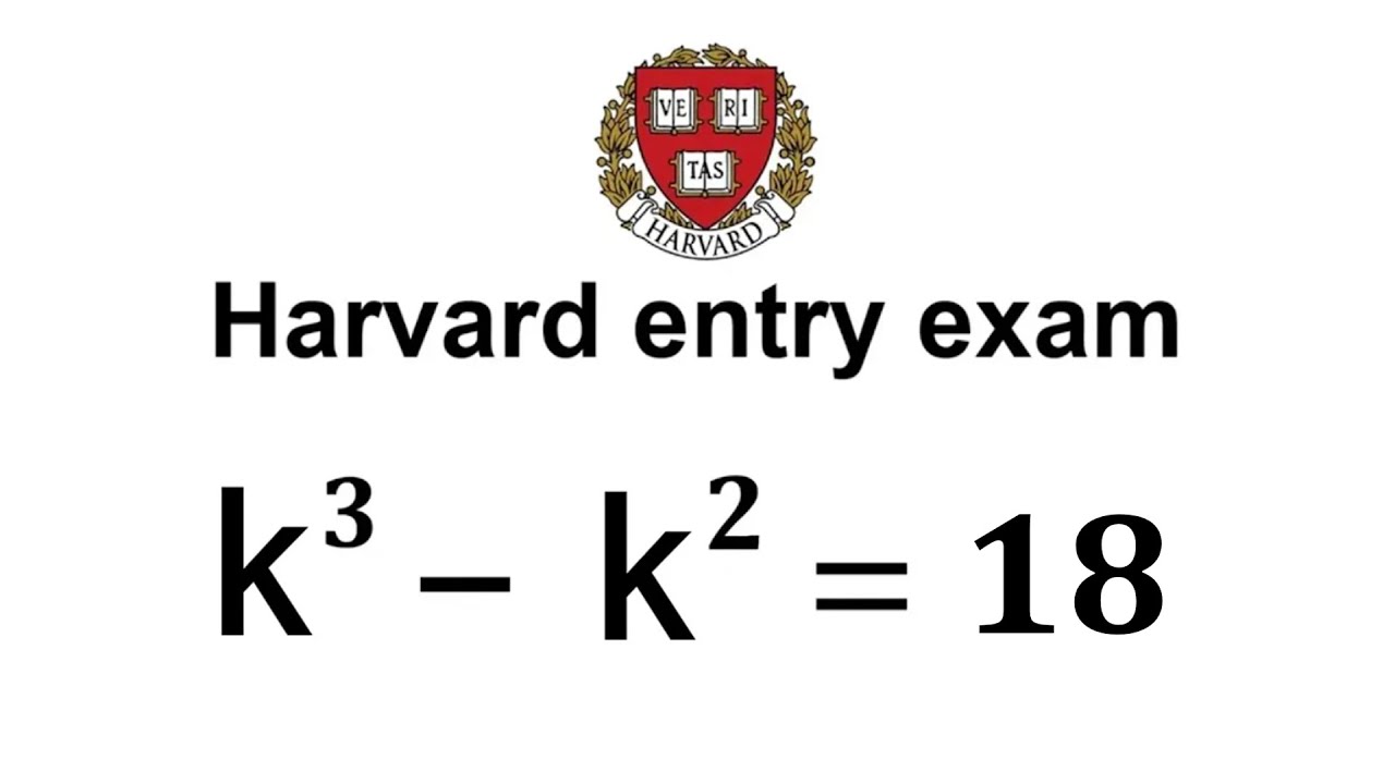 A Challenging Maths Exam Question | Solve for k - YouTube