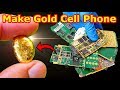 How to Turning old Cell Phone into pure gold Make gold from scrap mobile phones Smartphones recovery