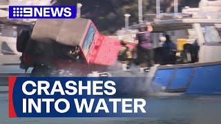 Man Drives Off Jetty After Police Stand-Off In Perth 9 News Australia