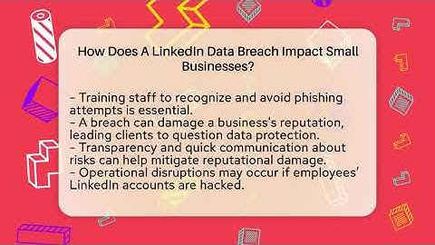 How Does A LinkedIn Data Breach Impact Small Businesses? - Everyday-Networking