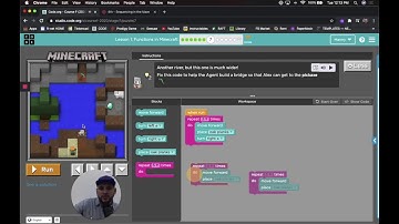 Programming with Mr. Manny | Course F - Functions in Minecraft using CODE.ORG