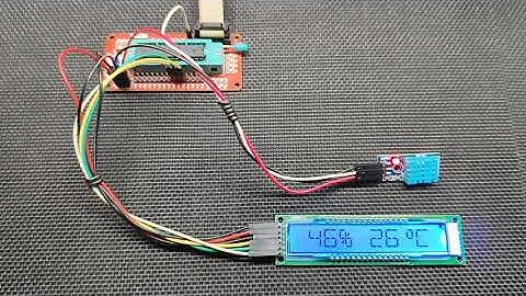 DM8BA10 TM1622 16-Segment COG Display Demo
