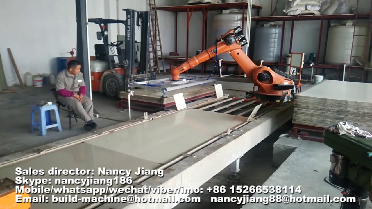 สายการผลิตแมกนีเซียมออกไซด์ magnesium oxide board production line