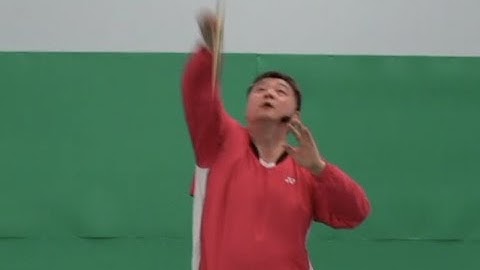 Badminton Deception For Beginners-How To Do Forehand Deceptive Reverse Slice Cross Drop