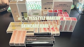 ˚ʚ♡ɞ˚ huge yesstyle makeup & skincare haul ˚ʚ♡ɞ˚