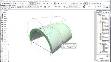 The ARCHICAD Shell Tool - Free rotate shells in 3D