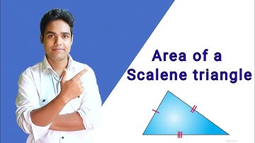 Area of a Scalene triangle l Heron