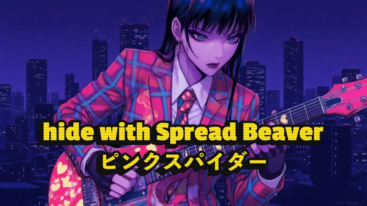 hide - ピンクスパイダー🎸Ado様風カバー⚡️ / AI Cover Nu-Metal Ver