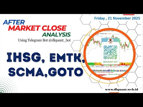 IHSG, EMTK,SCMA,GOTO| After market Close Analysis,  21  November   2025