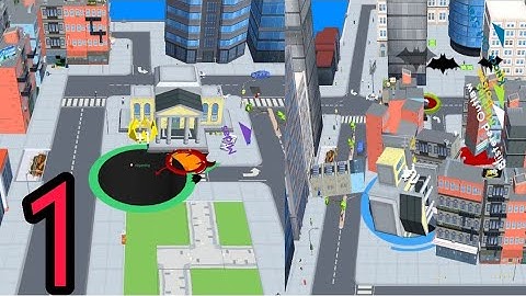 Hole.io - Biggest hole in town ! gameplay walkthrough Part 1 ( android,iOS )