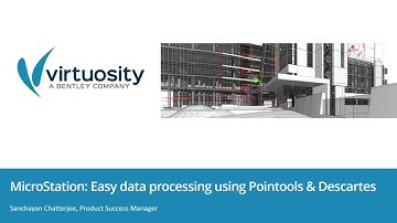 Webinar Easy Data Processing using Pointools and Descartes along with MicroStation