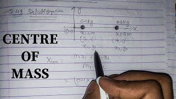 Centre of mass |  M.Karim Question no-48 | Nishant Mishra | #jeemains2023 #neet2023   #comqn48