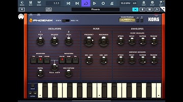 KORG Phoenix - Analog Polyphonic Synthesizer - Tutorial & Demo with Cubasis 3