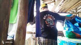 Part 3 Ng pagpapalit Ng bubong na nipa.ll BING TV MIX