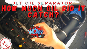 JLT OIL SEPARATOR:  How Much Oil Did It Catch in 3 Months?  (2021 DODGE CHARGER INSTALL)