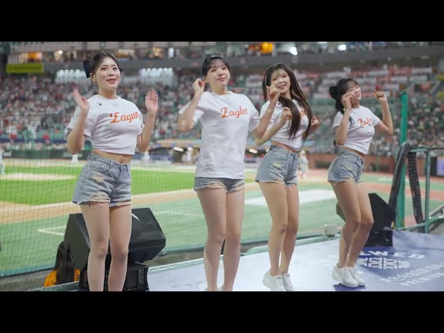 한화이글스 치어리더 아웃송 260910 4k