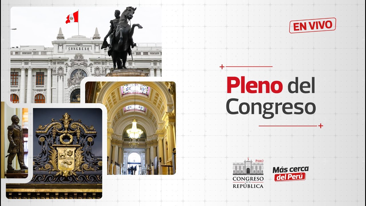 EN VIVO: Pleno recibe a ministros para que informen sobre medidas contra la inseguridad