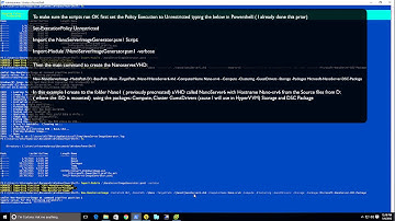 Part 1 - Create a Custom Nanoserver VHD