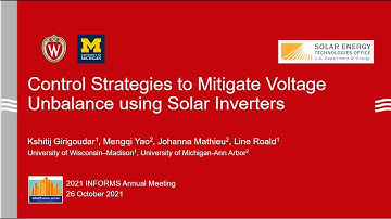 Control Strategies to Mitigate Voltage Unbalance using Solar PV Inverters